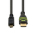 Techly ICOC HDMI-4-AD5 HDMI-Kabel 5 m HDMI Typ A (Standard) HDMI Typ D (Mikrofon) Schwarz