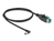 DeLOCK 80011 tussenstuk voor kabels USB DC 5.5 Zwart