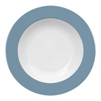 Teller tief 30 cm - Form: Table Selection - Dekor, 79925 grau-blau - aus