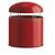 Abfallbehälter Abfallsammler Wesco Big Cap, 120 Liter, Farbe Rot