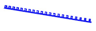 Grzbiety do bindowania OFFICE PRODUCTS, A4, 12mm (95 kartek), 100 szt., niebieskie