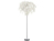 LED Stehleuchte Blätter Lampenschirm Weiß 180cm, Ø70cm