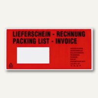 Veloflex TURA-Versandtaschen, "Lieferschein Rechnung", DL, 20670