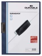 Durable DURAQUICK� 20 A4 Clip Folder - Dark Blue - Pack of 20
