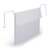 Durable Wire Hanging Document Pocket | 50 Ticket Holders With Flaps | A5 Clear