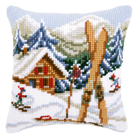 Cross Stitch Kit: Cushion: Snow Fun