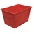 455 Litre Tapered Open Top Water Tank-Red