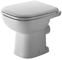 DURAVIT 2108092000 Stand-WC D-CODE tief, 350 x 480 mm, Abgang waagerecht Hygiene