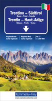 KÜMMERLY+FREY Strassenkarte 325904158 Trentino-Südtirol 1:200'000