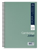 Cambridge Jotter A4 Wirebound Hard Cover Notebook Ruled 200 Pages Metall(Pack 3)
