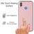 NALIA Cover compatible with Huawei P smart+ (2018), Ultra-Thin Matt Hardcase Cover Back Protector Skin, Protective Shockproof Slim-Fit Bumper Phone Backcover in Metallic Look Ro...