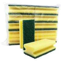 Reinigungsschwamm 15 x 4,5 x 7 cm (B x H x T) gelb/grün