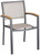 Stuhl Tailor mit Armlehne; 56x58x84 cm (BxTxH); Sitz taupe, Gestell anthrazit; 2