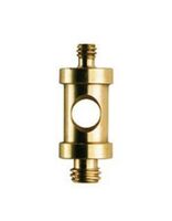 118, Short 16mm Spigot with 1/4" and 3/8" screw 118, Brass, Brass, 6.35 mm (0.25"), 9.53 mm (0.375"), 1.6 cm, 40 g