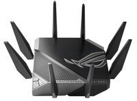 Wireless Router Gigabit Ethernet Tri-Band (2.4 Ghz / 5 Ghz / 6 Ghz) Black Wireless Routers