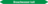Mini-Rohrmarkierer - Brauchwasser kalt, Grün, 0.8 x 10 cm, Polyesterfolie