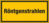 Warnhinweisschild - Röntgenstrahlen, Gelb, 10 x 20 cm, Kunststoff, B-7527