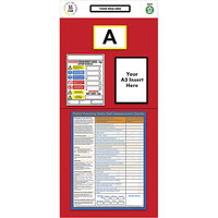 Pannello informativo per scaffalature con campo singolo