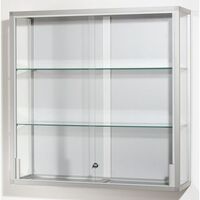 Wall mounted glass cabinet
