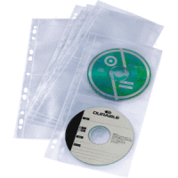 CD/DVD Cover light S für A4-Ablage mit Universallochung VE=5 Hüllen