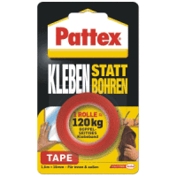 Klebeband Kleben statt Bohren 19mm x 1,5m