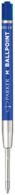 Parker QUINKflow Basic Kugelschreibermine, Strichstärke M, Schreibfarbe Blau, im 2er Blister