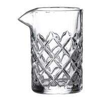 Cocktail Mixing Glass 135(H) x 107(�)mm Capacity - 400ml Cut Glass Design