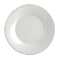 6 X Kristallon Melamine Round Plates 229Mm White Dining Crockery
