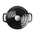 Vogue Round Casserole Dish in Black Cast Iron 4Ltr 125(H)x 235(�)mm