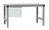 Gehäuse-Unterbau MultiPlan Stationär, Nutzhöhe 300 mm mit 1 Tür links angeschlagen. Für Tischtiefe 800 mm, in Lichtgrau RAL 7035 | AZK1025.7035