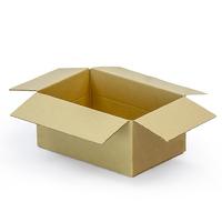 Single wall cardboard boxes - 9x6x4 inches (229x152x102 mm) - pack of 30