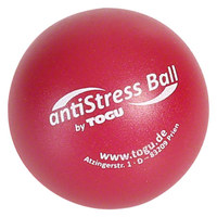 TOGU Anti-Stress Ball Knautschball Stessball Knetball Wutball mit Luftfüllung, Rot