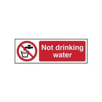 Not Drinking Water Sign