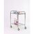High grade stainless steel shelf trolleys with 2 shelves 1020 x 575mm