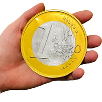 Große Milch-Schokoladen Euro-Münzen Taler 10cm 58g Taler
