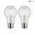 2er-Set LED Filament Birnenlampe, 230V, E27, 5W 2700K 470lm, klar