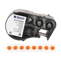Etichette per stampante di etichette M510 tessuto di nylon B-499 spot Tipo M4-82-499-OR-BK