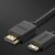 Kabel przewód przejściówka HDMI - mini HDMI 2.0v 4K 60Hz 30AWG 1.5m czarny