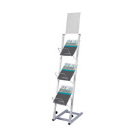 Floorstanding Leaflet Dispenser / Catalogue Stand with Header Board