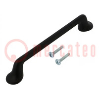 Holder; ZnAL; H: 28mm; L: 161mm; Holes pitch: 128mm; FABRICIO; handle