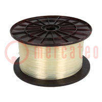 Filament: PLA; Ø: 1.75mm; natural; 195°C; 1kg