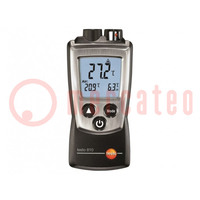 Meter: temperature; digital; LCD; -10÷50°C; Accur: ±0.5°C; IP40