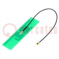 Antenna; WiFi; 3dBi; linear; for ribbon cable; 50Ω; -40÷85°C