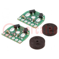 Sensor: Hall; encoders,magnet; 2.7÷18VDC; HPCB; push-in,screw
