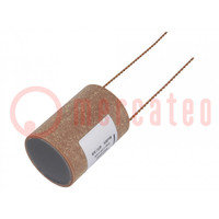 Kondensator: miedz-polipropylen-papier; 330nF; 600VDC; ±5%; THT