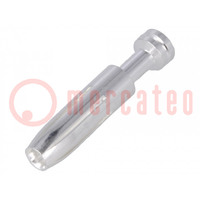 Contact; female; copper alloy; silver plated; 0.75mm2; Han E®