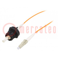 Fiber patch cord; PIN: 1; multi mode simplex (MM); bayonet; 1m