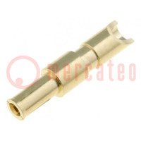Contact; QX362; female; Plating: gold-plated; PX0412; soldering