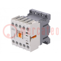 Contactor: 3-pole; NO x3; Auxiliary contacts: NC; 230VAC; 6A; IP20