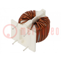 Inductance: bobine; THT; 1mH; 30mΩ; 250VAC; -25÷120°C; SC; 6A